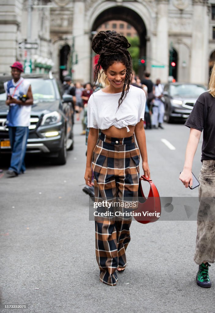 Street Style - New York Fashion Week September 2019 - Day 4