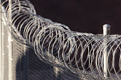 Razor Wire Fence Border Homeland Security