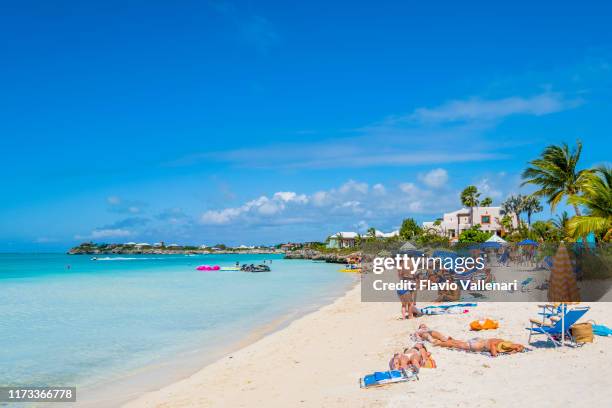 turks and caicos, providenciales - sapodilla bay - providenciales stock pictures, royalty-free photos & images