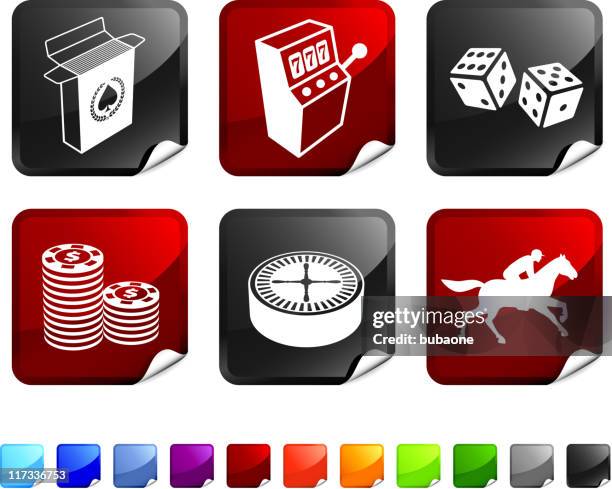 gambling royalty free vector icon set - free bet slots no deposit【th733com】triple lucky slot machine stock illustrations