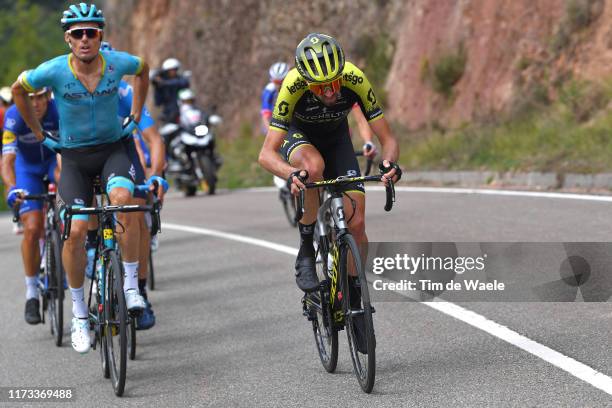 Luis León Sánchez of Spain and Astana Pro Team / Damien Howson of Australia and Team Mitchelton-Scott / during the 74th Tour of Spain 2019, Stage 16...