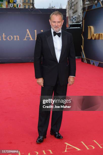 Hugh Bonneville attends the "Downton Abbey" World Premiere at Cineworld Leicester Square on September 09, 2019 in London, England.