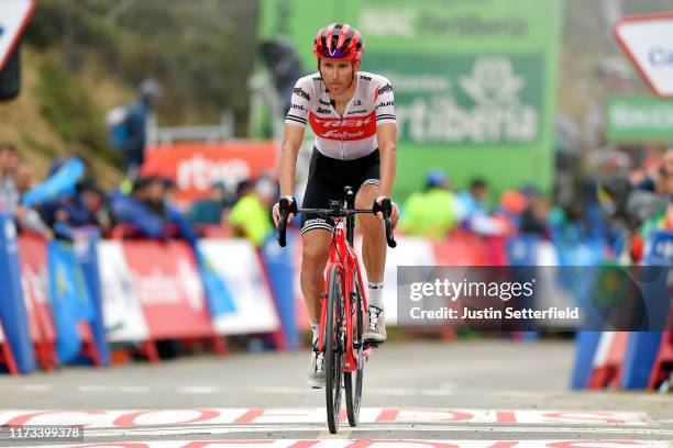 Arrival / Peter Stetina of The United States and Team Trek-Segafredo / during the 74th Tour of Spain 2019, Stage 16 a 144,4km stage from Pravia to...