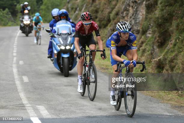 James Knox of Great Britain and Team Deceuninck-QuickStep / Tao Geoghegan Hart of Great Britain and Team Ineos / during the 74th Tour of Spain 2019,...