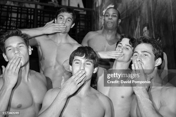 Abercrombie & Fitch models during Abercrombie & Fitch Store Opening on 5th Avenue in New York City at A & F 5th Avenue in New York City, New York,...