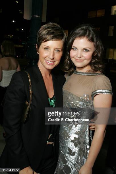 Producer Cathy Konrad and Ginnifer Goodwin during 20th Century Fox and The Motion Picture & Television Fund Screening of "Walk the Line" at Academy...