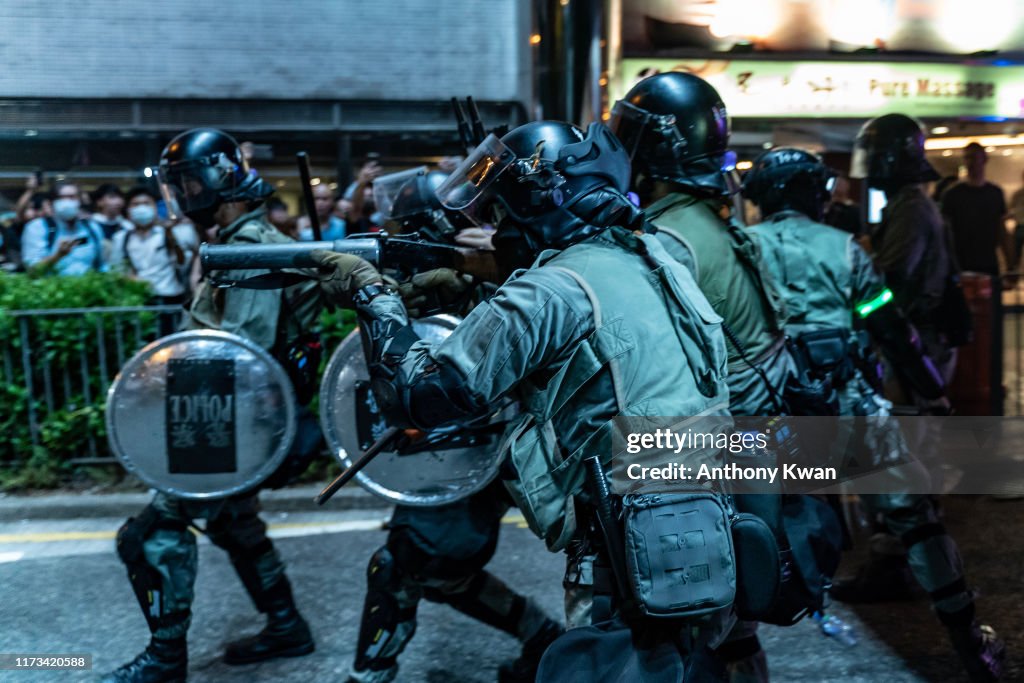 Anti-Government Protests Continue in Hong Kong