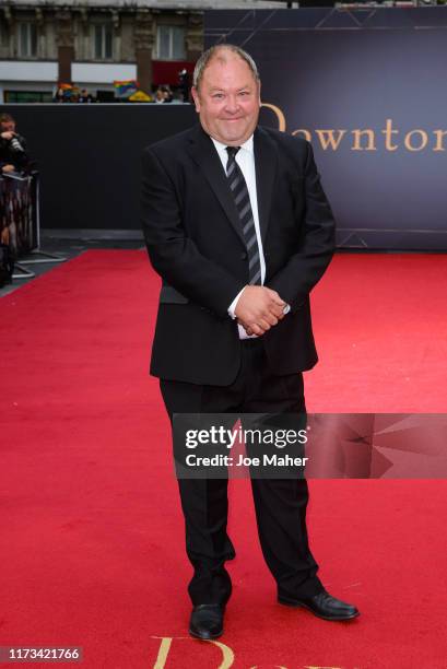 Mark Addy attends the "Downton Abbey" World Premiere at Cineworld Leicester Square on September 09, 2019 in London, England.