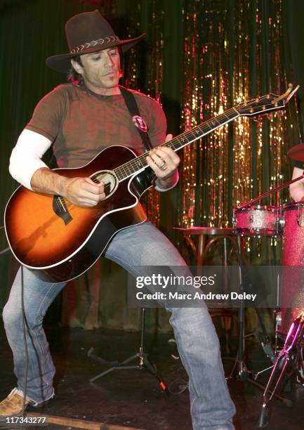 Scott Reeves of Blue County during Country Takes New York City - Blue County in Concert at Hiro in New York City, New York, United States.