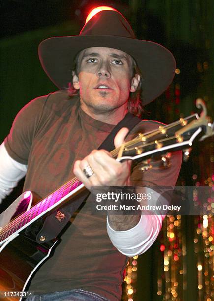 Scott Reeves of Blue County during Country Takes New York City - Blue County in Concert at Hiro in New York City, New York, United States.