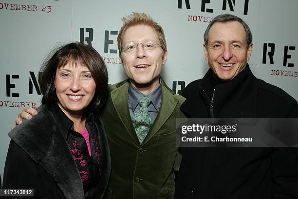 Madeleine Sherak, Anthony Rapp and Exec. Producer Tom Sherak