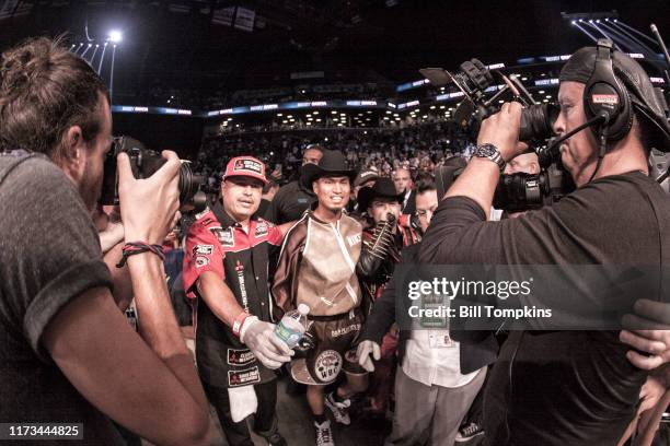 Bill Tompkins/Getty Images Mikey Garcia defeats Adrien Broner in their Super Lightweight bout by Unanimous Decision at the Barclay Center in...