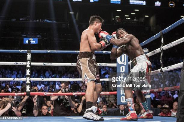 Bill Tompkins/Getty Images Mikey Garcia defeats Adrien Broner in their Super Lightweight bout by Unanimous Decision at the Barclay Center in...