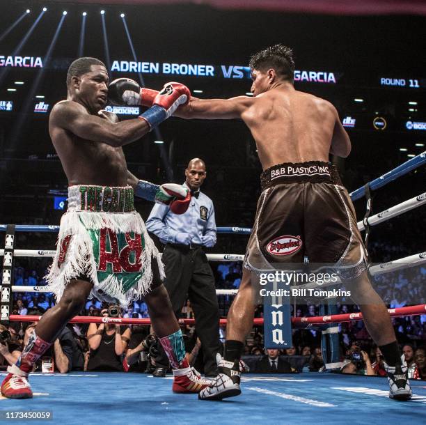 Bill Tompkins/Getty Images Mikey Garcia defeats Adrien Broner in their Super Lightweight bout by Unanimous Decision at the Barclay Center in...