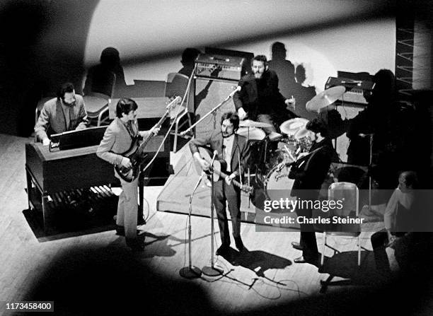 At Carnegie Hall, Bob Dylan performed with The Band, as part of a memorial concert "Tribute to Woody Guthrie." This was Dylan's first public...