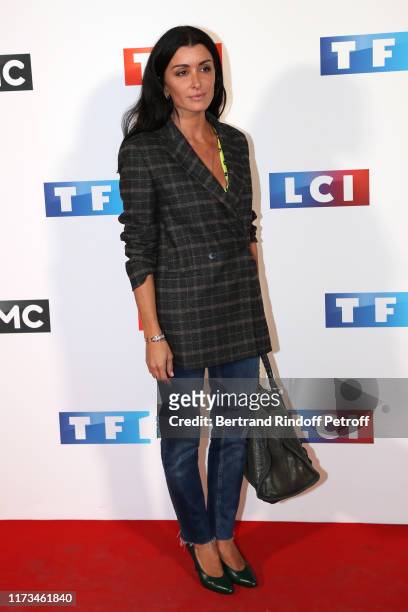 Singer Jenifer Bartoli attends the Groupe TF1 : Photocall at Palais de Tokyo on September 09, 2019 in Paris, France.