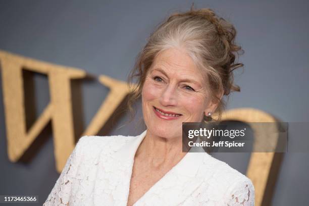 Geraldine James attends the "Downton Abbey" World Premiere at Cineworld Leicester Square on September 09, 2019 in London, England.