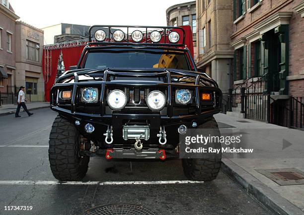 Hummer during 2nd Annual Rollin' 24 Deep: GM All-Car Showdown - Backstage at Paramount Studios in Los Angeles, California, United States.