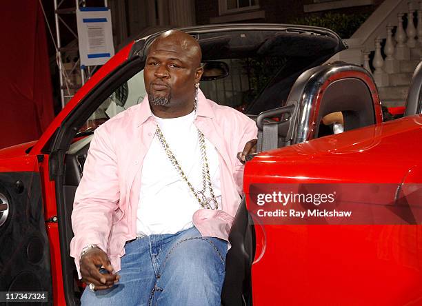 James Tony during 2nd Annual Rollin' 24 Deep: GM All-Car Showdown - Backstage at Paramount Studios in Los Angeles, California, United States.