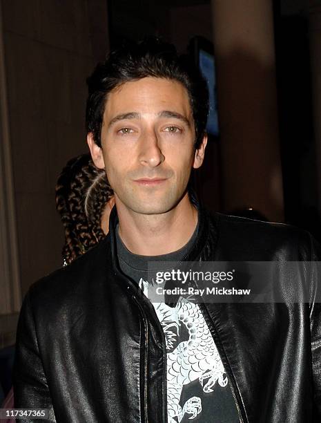 Adrien Brody during 2nd Annual Rollin' 24 Deep: GM All-Car Showdown - Backstage at Paramount Studios in Los Angeles, California, United States.