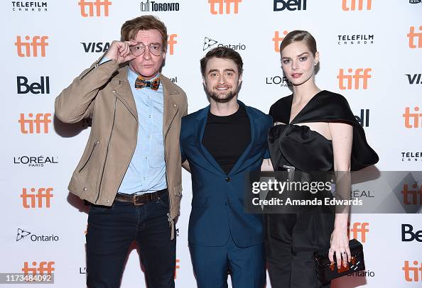 Samara Radcliffe Rhys Darby, Daniel Radcliffe and Samara Weaving attend the