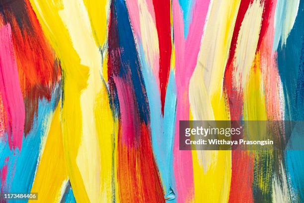 painted abstract background - colpire foto e immagini stock
