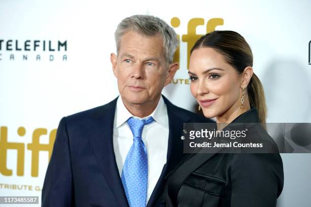 David Foster and Katherine McPhee attend the 2019 Toronto International Film Festival TIFF Tribute Gala at The Fairmont Royal York Hotel on September...