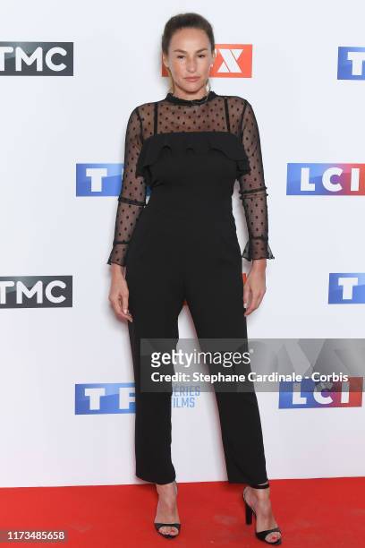 Vanessa Demouy attends the Groupe TF1 : Photocall At Palais De Tokyo on September 09, 2019 in Paris, France.
