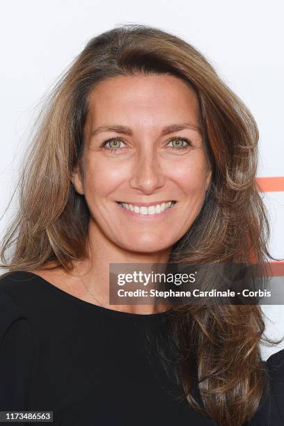 Anne-Claire Coudray attends the Groupe TF1 : Photocall At Palais De Tokyo on September 09, 2019 in Paris, France.