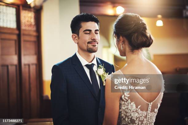 what god has joined let no one separate - wedding alter stock pictures, royalty-free photos & images