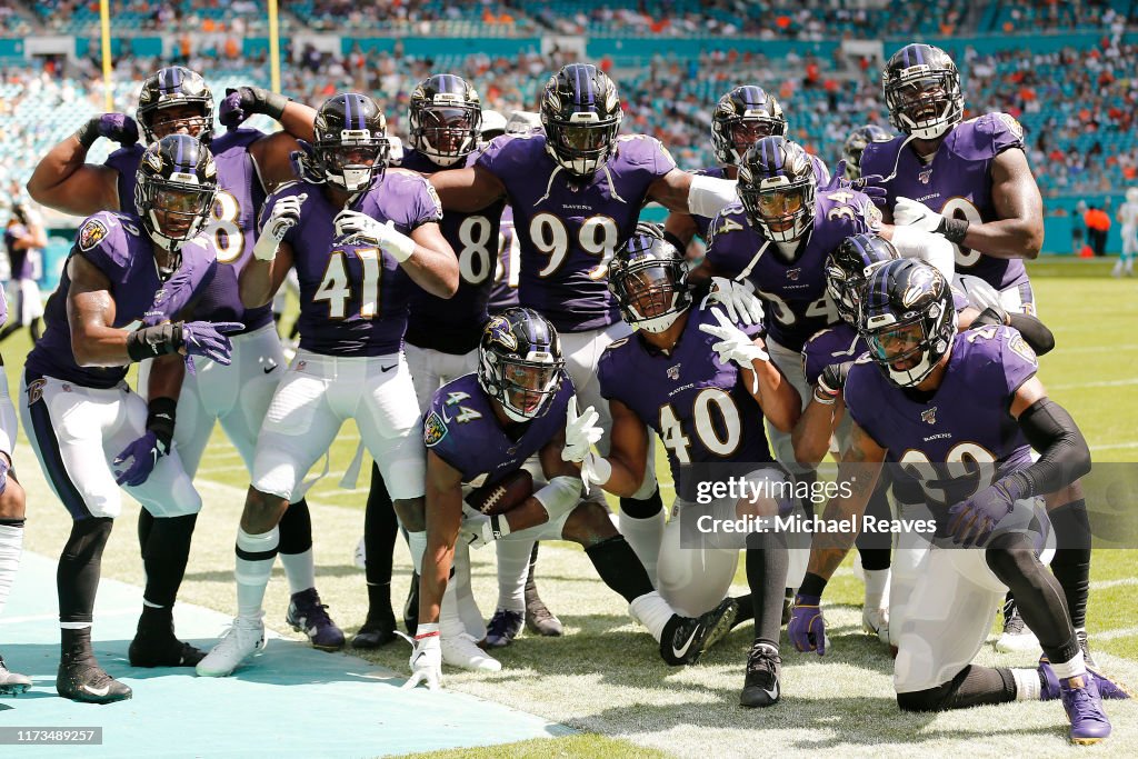 Baltimore Ravens v Miami Dolphins