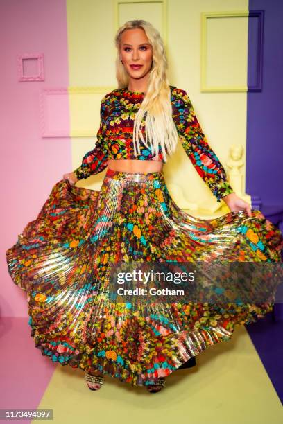 Gigi Gorgeous attends the Alice + Olivia by Stacey Bendet presentation during New York Fashion Week: The Shows at Root Studio on September 09, 2019...