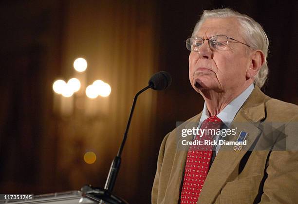 Andy Griffith during GRAMMY Salute to Gospel Music at Millennium Biltmore Hotel in Los Angeles, California, United States.