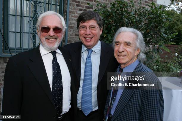 Norman Jewison, Consul General of Canada Alain Dudoit and Arthur Hiller