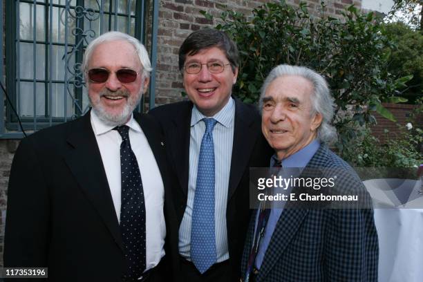 Norman Jewison, Consul General of Canada Alain Dudoit and Arthur Hiller