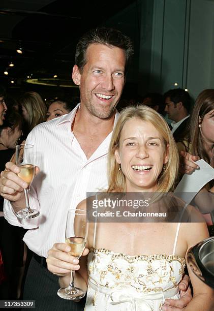 James Denton and wife Erin O'Brien during Movieline Magazine's Hollywood Style Awards Sponsored by Krug Champagne at Pacific Design Center in...