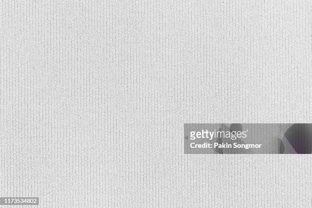 close up white fabric texture. textile background. - cotton fotografías e imágenes de stock