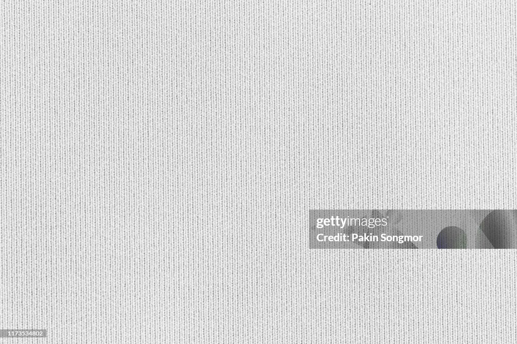 Close up white fabric texture. Textile background.