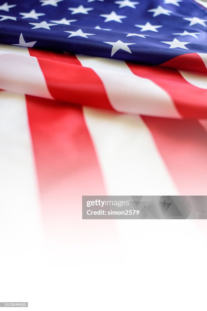 Amerikanische Flagge Close Up