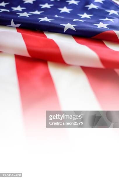american flag close up - presidential candidate stock pictures, royalty-free photos & images