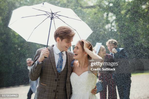 what dreams are made of - wedding umbrella stock pictures, royalty-free photos & images