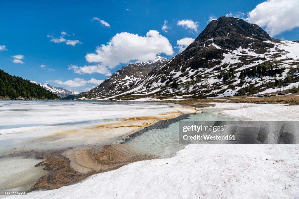 Scenic view of†Obersee†lake in†Defereggen†Valley, East Tyrol, Austria