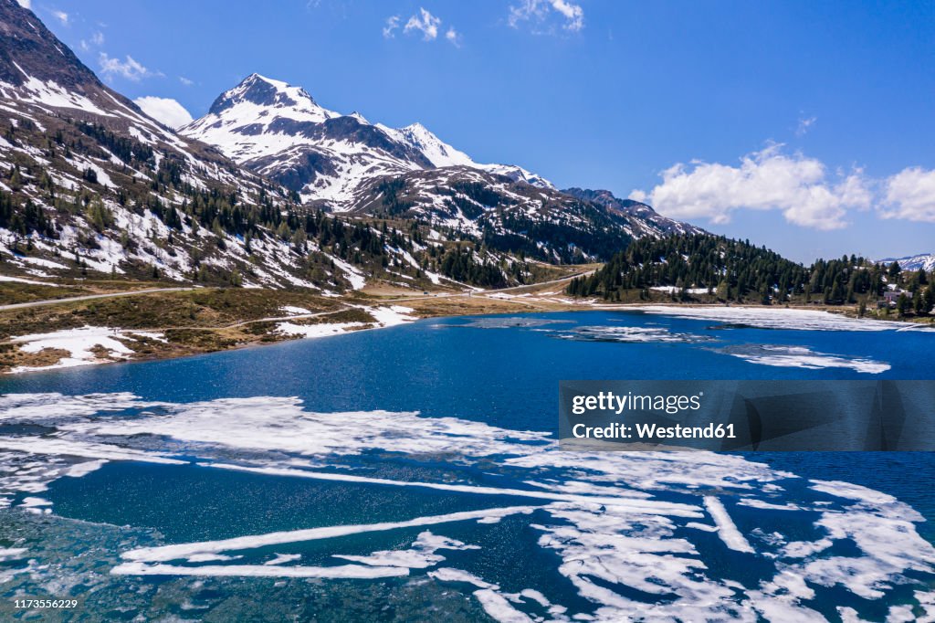 Scenic view of Obersee lake in†Defereggen†Valley, East†Tyrol, Austria