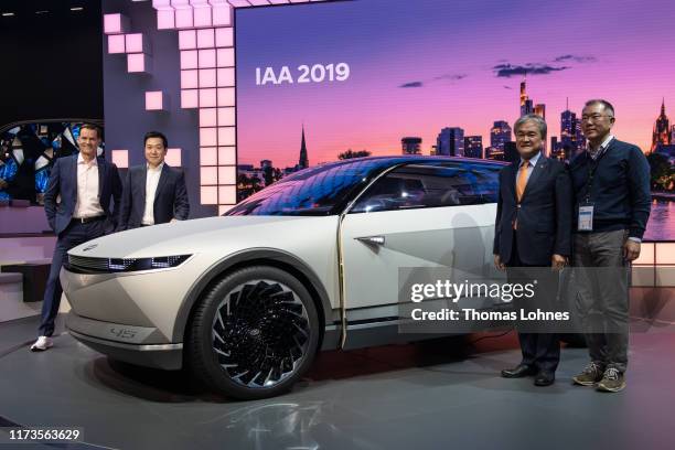 Thomas Schemera, Executive Vice President and Head of Hyundai Motor Group's Product Division, SangYup Lee, Head of Hyundai & Genesis Design & Senior...