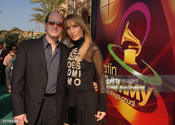 Rafa Sardina and Carina Ricco during The 6th Annual Latin GRAMMY Awards - Green Carpet at Shrine Auditorium in Los Angeles, CA, United States.