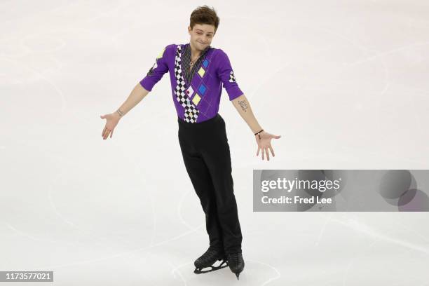 Brendan Kerry of Australia competes in the Men's Single Short Program on day Two during the 2019 Shanghai Trophy at the Oriental Sports Center on...