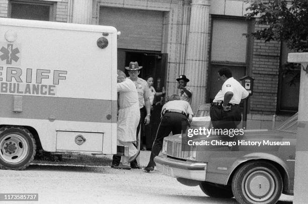 John Wayne Gacy is released from Cook County Hospital and he is possibly being transferred to Cermak Hospital, Chicago, Illinois, December 8, 1969....