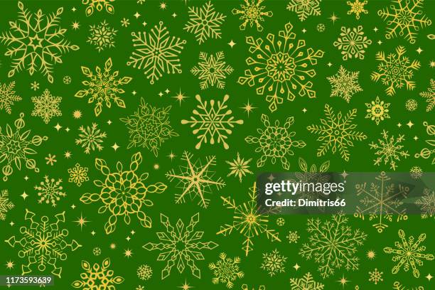 seamless snowflake background - christmas paper stock illustrations