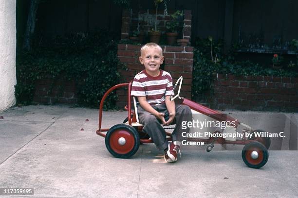 old pedal car - 20th century model car stock pictures, royalty-free photos & images