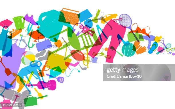 declutter - decluttering stock illustrations